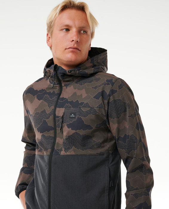 Rip Curl Anti Series Elite Jacket-Green Camo