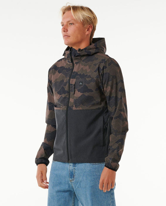 Rip Curl Anti Series Elite Jacket-Green Camo