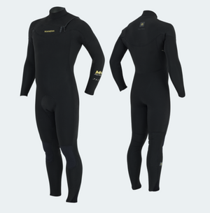 Manera Magma Hooded 5/4/3 FZ Wetsuit-Black