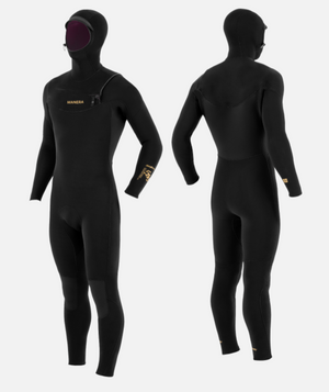 Manera Seafarer Hooded 5/4/3 FZ Wetsuit-Black