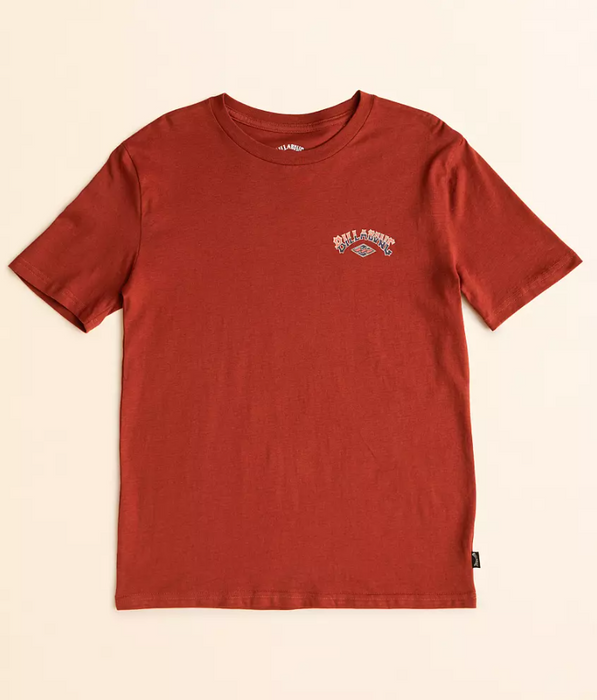 Billabong Boys Archwash Tee-Sangria