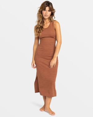 Roxy Good Keepsake Dress-Russet