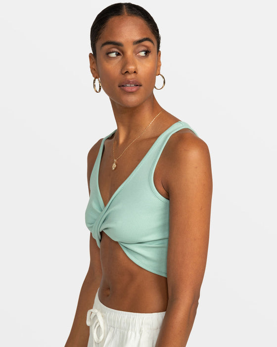 Roxy Riviera Tank-Blue Surf