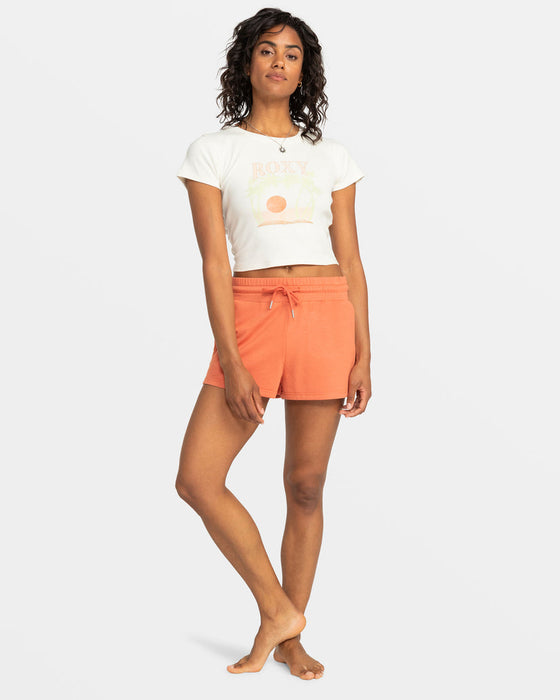 Roxy Roxy All Day Tee-Egret