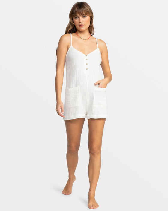 Roxy Sunshine Haze  Romper-Egret