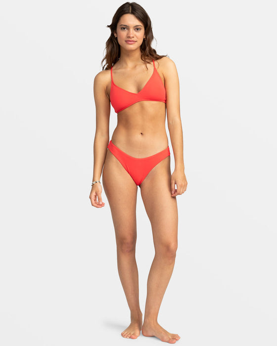 Roxy SD Beach Classics HL Cheeky Bottom-Hibiscus