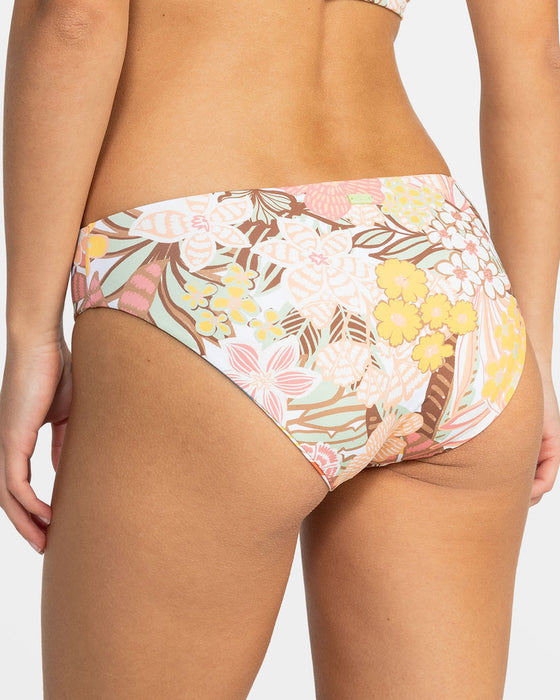 Roxy Playa Paradise Hipster Bottom-White Viva La Vida