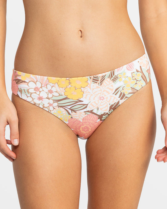 Roxy Playa Paradise Hipster Bottom-White Viva La Vida