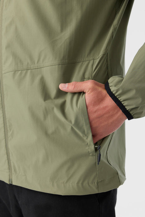 O'Neill Trvlr Windbreaker Stretch Jacket-Deep Lichen Green