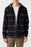 O'Neill Landmarked Stripe Hooded Flannel Shirt-Black