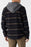 O'Neill Landmarked Stripe Hooded Flannel Shirt-Black