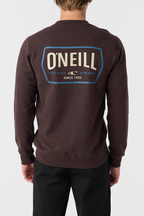 O'Neill Fifty Two Crew Sweatshirt-Seal Brown