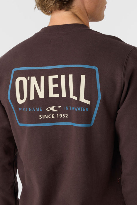 O'Neill Fifty Two Crew Sweatshirt-Seal Brown