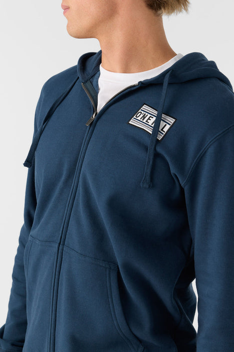 O'Neill Fifty Two Zip Sweatshirt-Midnight Navy