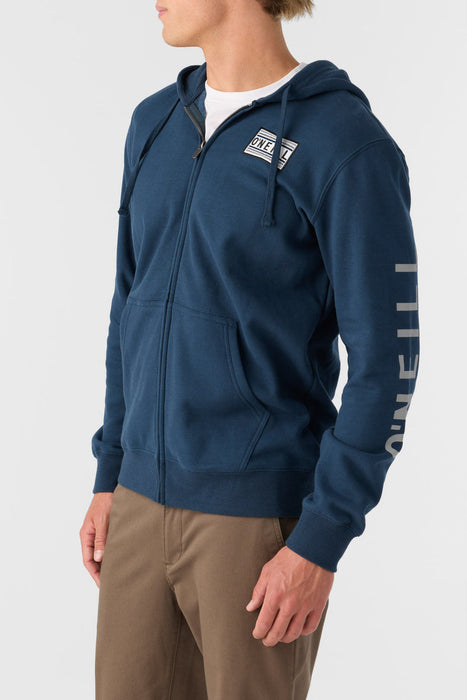 O'Neill Fifty Two Zip Sweatshirt-Midnight Navy