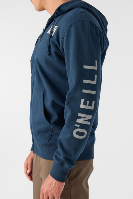 O'Neill Fifty Two Zip Sweatshirt-Midnight Navy