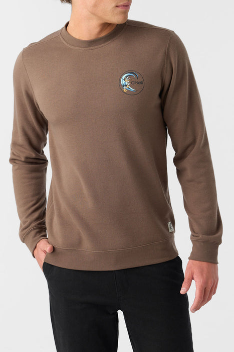 O'Neill OG Essential Crew Sweatshirt-Chocolate Chip