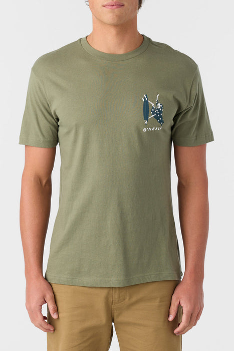 O'Neill Nosepick Tee-Deep Lichen Green