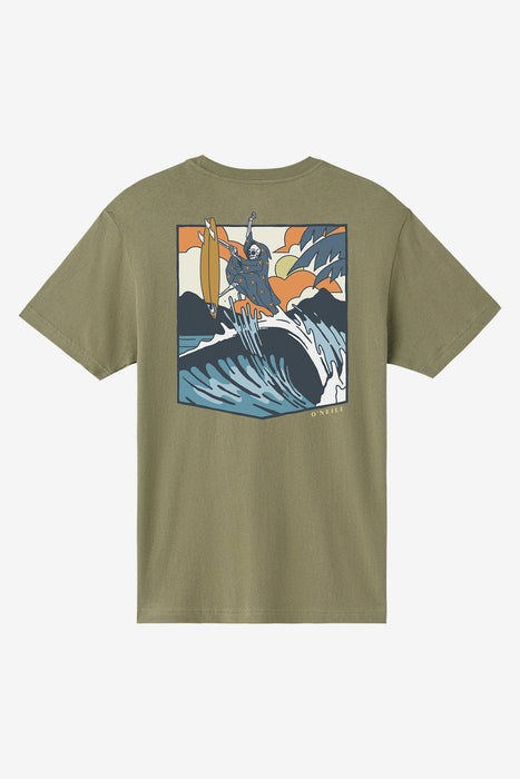 O'Neill Nosepick Tee-Deep Lichen Green