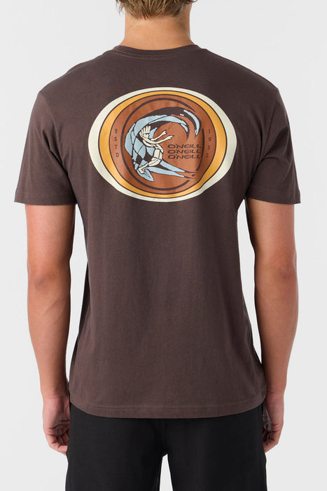 O'Neill Reverbaration Tee-Seal Brown