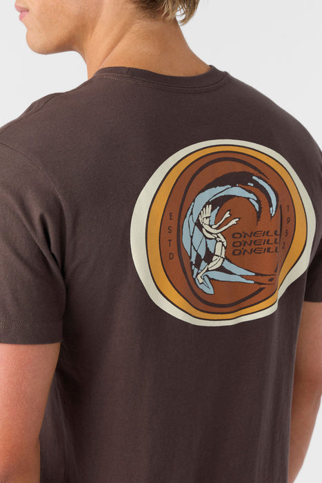 O'Neill Reverbaration Tee-Seal Brown