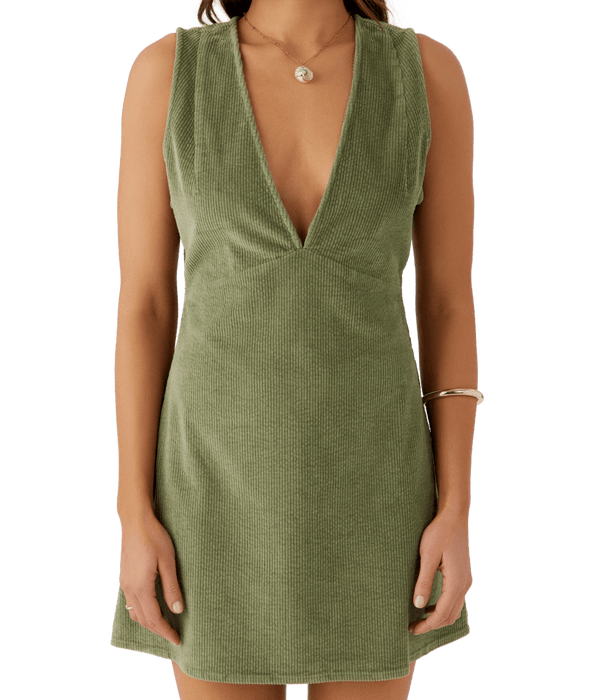 O'Neill Poppy Dress-Oil Green