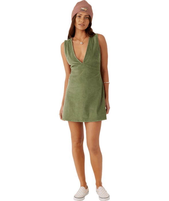 O'Neill Poppy Dress-Oil Green