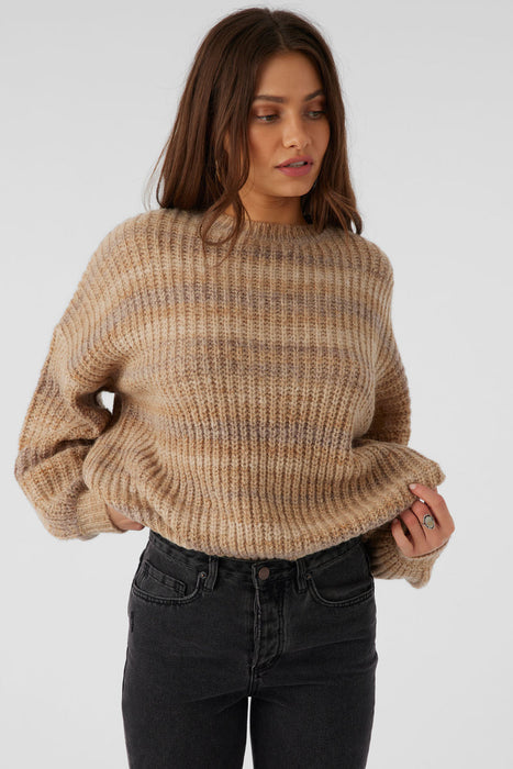 O'Neill Bayou Sweater-Tobacco Brown