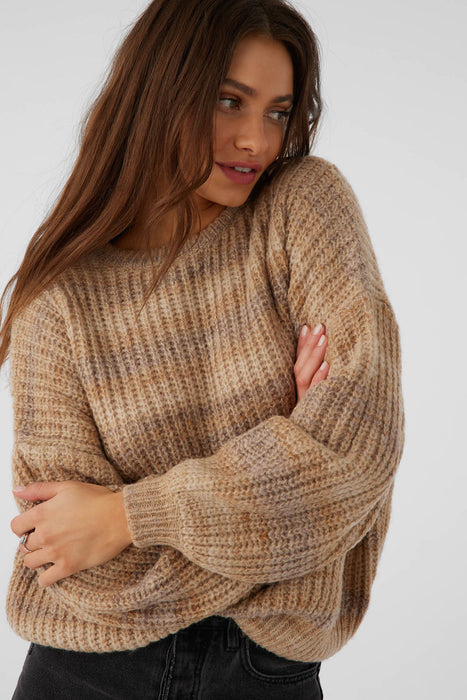 O'Neill Bayou Sweater-Tobacco Brown