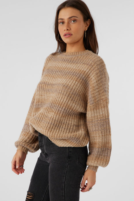 O'Neill Bayou Sweater-Tobacco Brown