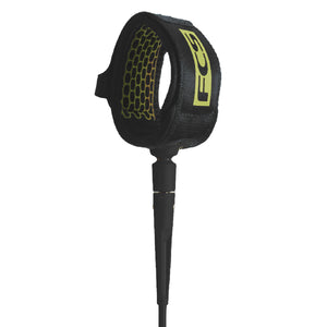 FCS Comp Essential Leash-Coal Lime-5' x 5.5mm