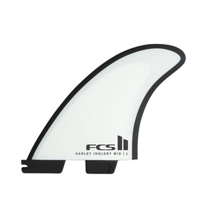 FCS II Harley Mid PC Tri/Quad Fin Set-Black-Large