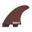 FCS Pyzel PC Tri Fin Set-Black/Shiraz-Medium