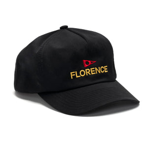 Florence Marine X Logo Twill Hat-Black