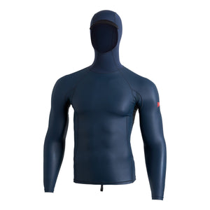 Florence Marine X Windshield Hooded L/S Rashguard-Dark Navy