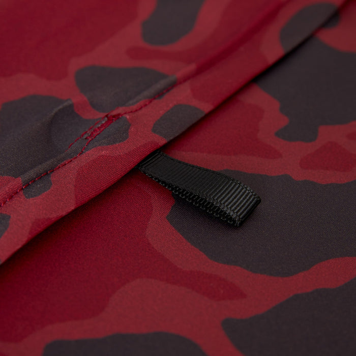 Florence Marine X Standard Issue Camo Hooded Rashguard-Maroon Camo