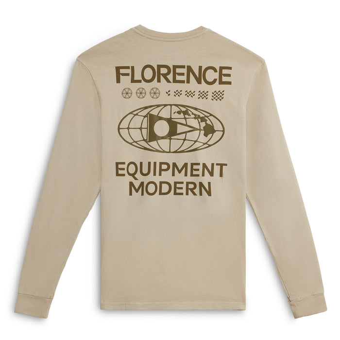 Florence Marine X Decal L/S Tee-Tan