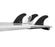 Futures Sharp Eye Honeycomb Tri Fin Set-Black/White-Medium