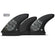 Futures Alpha Vector 3/2 Tri/Quad Fin Set-Carbon/Silver-Large