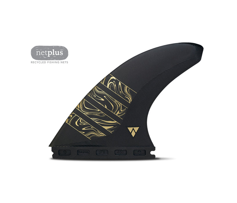 Futures Alpha Vector 3/2 Tri/Quad Fin Set-Carbon/Gold-Medium