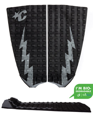 Creatures Mick Fanning Performance Twin Traction Pad-Black Carbon Eco