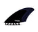 Futures Rasta Keel HC Twin Fin Set-Black/Purple