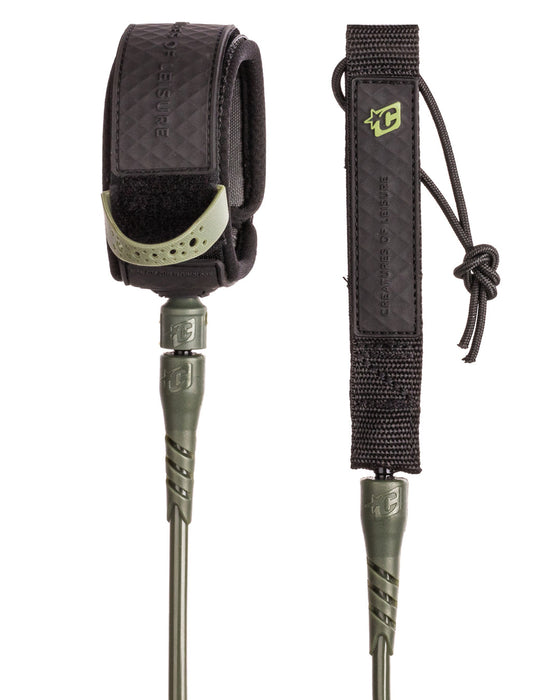 Creatures Comp Leash-Military Black-6'0"