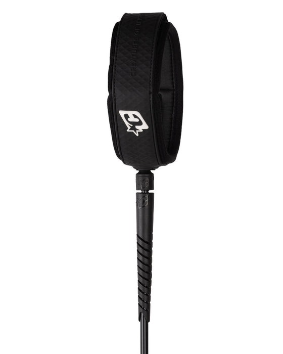 Creatures Reliance Longboard Knee Slim Fit Leash-Black White-9'0"