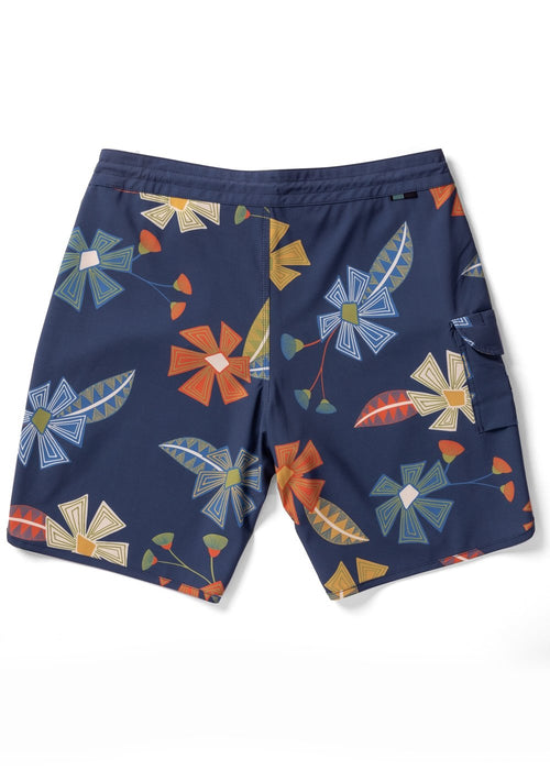 Vissla Tribal Tropics 18.5"  Boardshorts-Dark Denim