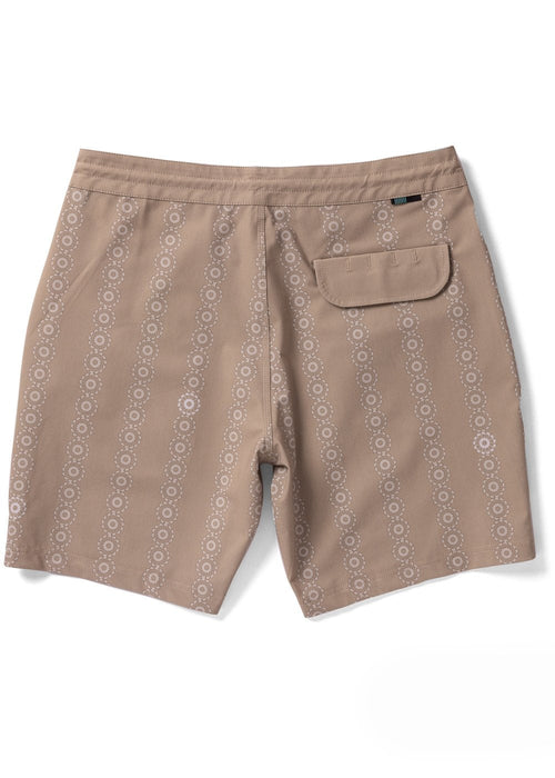 Vissla Solar Spirals 17.5" Boardshorts-Dark Khaki