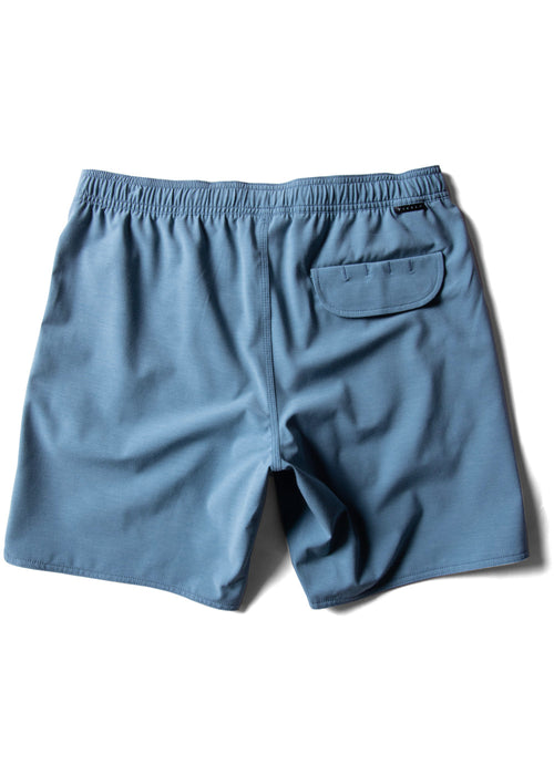 Vissla Solid Sets 17.5" Ecolastic Boardshorts-Tidal Blue