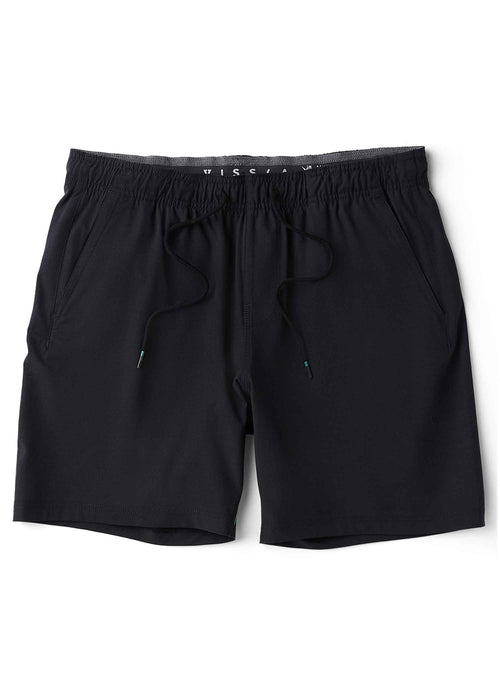 Vissla Hemp No See Ums Eco 18" Elastic Shorts-Black