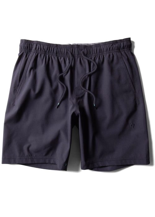 Vissla Hemp No See Ums Eco 18" Elastic Shorts-Black