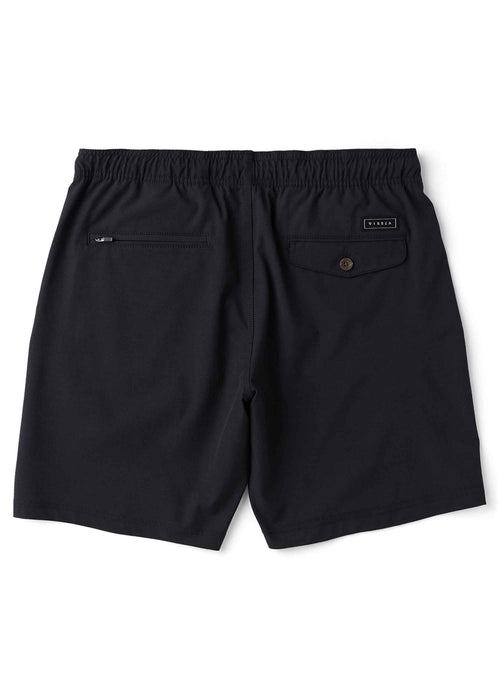 Vissla Hemp No See Ums Eco 18" Elastic Shorts-Black